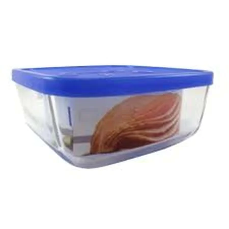 Porta pranzo Borgonovo Igloo Azzurro 22 x 22 x 9 cm 18,5 x 18,5 x 7,4 cm di Borgonovo, Conservazione di alimenti - Rif: S2203...