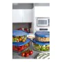 Porta pranzo Borgonovo Igloo Azzurro 22 x 22 x 9 cm 18,5 x 18,5 x 7,4 cm di Borgonovo, Conservazione di alimenti - Rif: S2203...