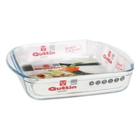 Plat à Gratin Quttin 63081 1,6 L verre 25 x 21,9 x 5 cm de Quttin, Plats à rôtir - Réf : S2203983, Prix : 7,87 €, Remise : %