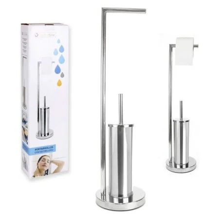 Toilet Paper Holder with Brush Stand Confortime by Confortime, Toilet accessories - Ref: S2205786, Price: 15,43 €, Discount: %