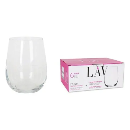 Set de Vasos LAV Gaia (6 uds) (475 ml) de LAV, Vasos de agua y de whisky - Ref: S2206015, Precio: 8,05 €, Descuento: %