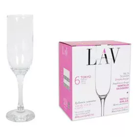 Set di Bicchieri LAV Tokyo (6 uds) (210 ml) di LAV, Coppe da champagne - Rif: S2206176, Prezzo: 8,14 €, Sconto: %