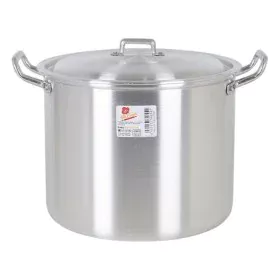 Casserole with Lid Ø 22 cm Silver 6 L by BigBuy Cooking, Braising Pans - Ref: S2206602, Price: 13,07 €, Discount: %