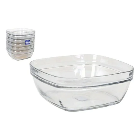 Salad Bowl Duralex Lys Squared Stackable (20 x 20 x 8 cm) (2 L) by Duralex, Bowls and large cups - Ref: S2207522, Price: 2,88...