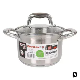 Olla con Tapa de Cristal Quttin Acero de Quttin, Olla para estofados - Ref: S2207788, Precio: 16,11 €, Descuento: %