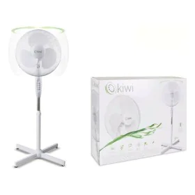 Ventilador de Pie Kiwi Blanco 45 W (Ø 40 cm) de Kiwi, Ventiladores de pedestal - Ref: S2208378, Precio: 35,24 €, Descuento: %