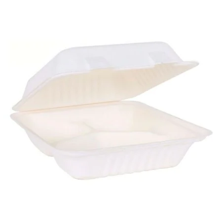 Set Viejo Valle Lunch box 3 Compartments White (50 pcs) by Viejo Valle, Food storage - Ref: S2208448, Price: 7,91 €, Discount: %