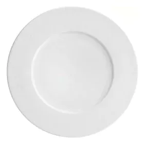 Assiette plate Globe Sahara Porcelaine Blanc (Ø 32,5 cm) de Inde, Plats et plateaux - Réf : S2208463, Prix : 8,85 €, Remise : %