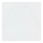 Assiette plate Zen Porcelaine Blanc (27 x 27 x 3 cm) de Inde, Plats et plateaux - Réf : S2208522, Prix : 5,11 €, Remise : %