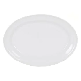 Serving Platter Feuille Oval Porcelain White (28 x 20,5 cm) by Inde, Plates and dishes - Ref: S2208583, Price: 6,06 €, Discou...