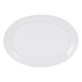 Serving Platter Feuille Oval Porcelain White (28 x 20,5 cm) by Inde, Plates and dishes - Ref: S2208583, Price: 6,06 €, Discou...