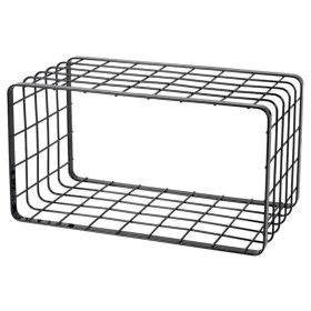 Support Inde Grille Noir 34 x 19 x 18 cm de Inde, Étagères et supports - Réf : S2208770, Prix : 9,11 €, Remise : %