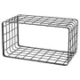 Holder Inde Grille Black 34 x 19 x 18 cm by Inde, Shelves and supports - Ref: S2208770, Price: 8,20 €, Discount: %