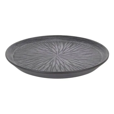 Piatto da pranzo Inde Stoneware Lotus Porcellana Nero di Inde, Piatti e teglie - Rif: S2208787, Prezzo: 6,52 €, Sconto: %