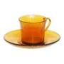 Tasse avec sous-tasse Duralex 9006DS12A0111 Ambre 180 ml (6 Pièces) (6 Unités) de Duralex, Tasses - Réf : S2208962, Prix : 18...