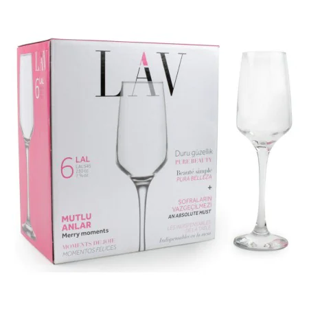 Set de Verres LAV Lal (6 Unités) (6 pcs) de LAV, Coupes à champagne - Réf : S2209258, Prix : 10,64 €, Remise : %