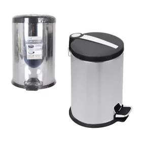 Waste bin Confortime Silver 12 L (25 x 25 x 39 cm) by Confortime, Bathroom Bins - Ref: S2209751, Price: 18,82 €, Discount: %