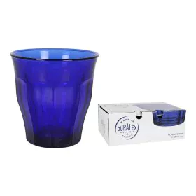 Set of glasses Duralex Picardie Crystal Blue 250 ml (6 Units) by Duralex, Tumblers - Ref: S2209980, Price: 10,45 €, Discount: %