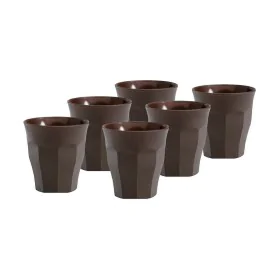 Set de Verres Duralex Picardie Marron 90 ml Ø 6,5 x 6,7 cm (6 Unités) de Duralex, Verres à jus et soda - Réf : S2210350, Prix...