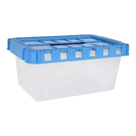 Caja de Almacenaje con Tapa Double Transparente Antracita (5 L) de BigBuy Home, Cajas y arcones de almacenaje - Ref: S2210528...