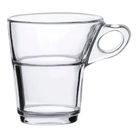 Juego de 6 Tazas de Café Duralex Caprice Transparente Cristal 90 ml 900 ml 6 Piezas (6 Unidades) de Duralex, Tazas - Ref: S22...