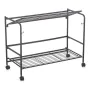 Shelves Confortime Black Iron Foldable With wheels (67 x 30 x 44,8 cm) by Confortime, Standing Shelf Units - Ref: S2210575, P...