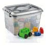 Storage Box Confortime Tetris Grey Plastic (14 L) by Confortime, Lidded Storage Bins - Ref: S2210617, Price: 5,43 €, Discount: %