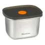 Lunchbox hermetisch Quttin rechteckig 450 ml Edelstahl 11,6 x 9,4 x 7 cm von Quttin, Lagerung von Lebensmitteln - Ref: S22106...