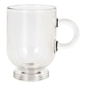 Ensemble de 6 tasses à café Royal Leerdam Sentido Expresso Transparent Acier inoxydable Verre 80 ml 6 Pièces (6 Unités) de Ro...