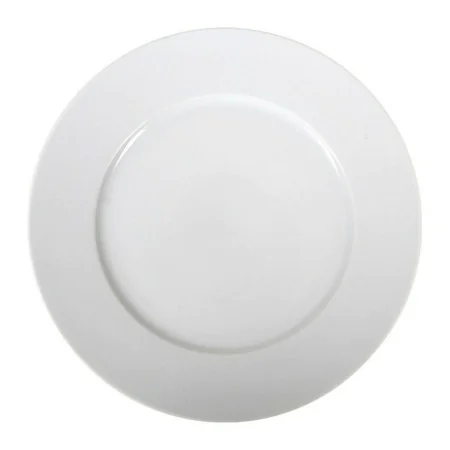 Assiette plate La Mediterránea Saler Porcelaine Blanc (Ø 25 cm) de La Mediterránea, Plats et plateaux - Réf : S2211129, Prix ...