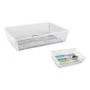 Organizador de Talheres Confortime Metal Branco (21,8 x 15,24 x 5,2 cm) de Confortime, Prateleiras e estantes - Ref: S2211178...