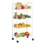 Carrito Verdulero Confortime Metal Blanco (36 x 26,5 x 86 cm) de Confortime, Estantes y soportes - Ref: S2211462, Precio: 18,...