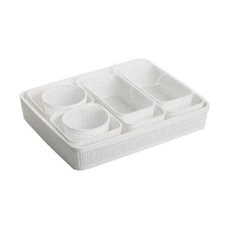 Set di Cestini Dem Plastica 9 Pezzi (34 x 28 x 6 cm) di Dem, Scatole e cassapanche - Rif: S2212021, Prezzo: 7,44 €, Sconto: %