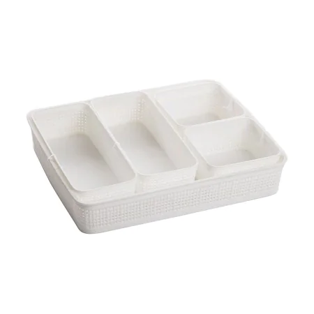 Basket set Dem Plastic 5 Pieces (34 x 28 x 6 cm) by Dem, Storage boxes and chests - Ref: S2212022, Price: 7,26 €, Discount: %