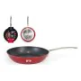 Non-stick frying pan Quttin Majestic Red Ø 28 cm 28,5 x 48,5 cm by Quttin, Chef's Pans - Ref: S2212205, Price: 19,25 €, Disco...