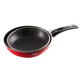 Frying pan with basket Quttin Infinity Red 26 x 6,9 cm 26,3 x 45 cm by Quttin, Frying Pans - Ref: S2212255, Price: 19,53 €, D...