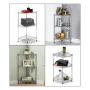 Corner Shelves Confortime 3 levels Chromed (35 x 35 x 70 cm) by Confortime, Utility Shelves - Ref: S2212286, Price: 20,33 €, ...