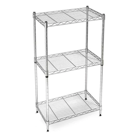 Scaffale Confortime 3 livelli Cromato (60 x 30 x 120 cm) di Confortime, Scaffalature - Rif: S2212287, Prezzo: 30,65 €, Sconto: %