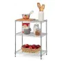 Shelves Confortime 3 levels Chromed (60 x 30 x 120 cm) by Confortime, Utility Shelves - Ref: S2212287, Price: 30,65 €, Discou...