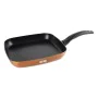 Grill pan Quttin Foodie Copper (28 x 28 cm) by Quttin, Griddle Pans - Ref: S2212306, Price: 18,51 €, Discount: %