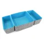 Basket set Confortime Felt 3 Pieces by Confortime, Storage boxes and chests - Ref: S2212464, Price: 8,29 €, Discount: %