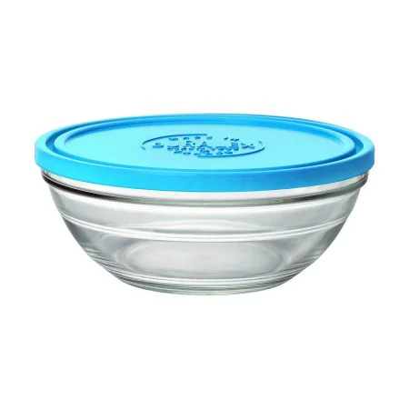 Lunchbox hermetisch Duralex Bol Red Freshbox Blau (ø 20 x 8,2 cm) (1,6 L) von Duralex, Lagerung von Lebensmitteln - Ref: S221...