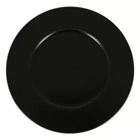 Underplate Inde Neat Black Porcelain Ø 32 cm by Inde, Plates and dishes - Ref: S2213430, Price: 15,42 €, Discount: %