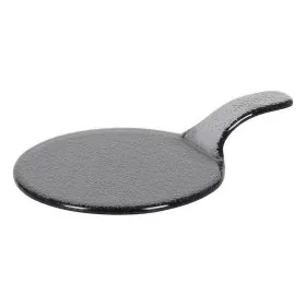 Plato Llano Negro Vidrio Con asa (Ø 17 x 25 cm) de Inde, Platos y fuentes - Ref: S2213532, Precio: 4,31 €, Descuento: %