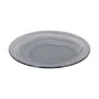 Assiette plate Inde Kilauea 24 x 24 x 2,5 cm Noir de Inde, Plats et plateaux - Réf : S2213542, Prix : 5,37 €, Remise : %