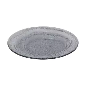 Flat Plate Inde Kilauea 24 x 24 x 2,5 cm Black by Inde, Plates and dishes - Ref: S2213542, Price: 5,37 €, Discount: %