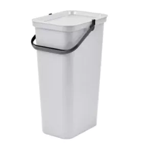 Poubelle recyclage Tontarelli Moda Blanc 38 L de Tontarelli, Ordures et recyclage - Réf : S2213954, Prix : 16,67 €, Remise : %