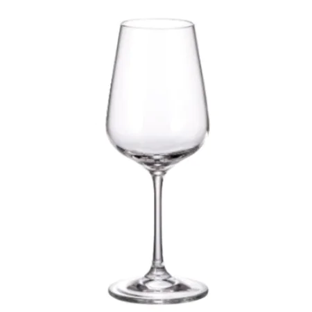 Set of cups Bohemia Crystal Sira White 360 ml 6 Pieces (6 Units) by Bohemia Crystal, Wine glasses - Ref: S2213976, Price: 13,...