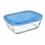 Lancheira Retangular com Tampa Duralex Freshbox Azul 1,7 L de Duralex, Armazenamento de alimentos - Ref: S2213996, Preço: 6,6...