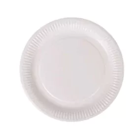 Set de Platos Algon Blanco Cartón Desechables 23 cm 100 Unidades de Algon, Platos - Ref: S2214092, Precio: 5,64 €, Descuento: %